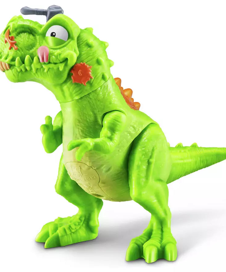 Zuru Smashers Mini Jurassic Light Up Dino - Over 6 Surprises, Unbox, Build & Battle Dino Fun for Kids 5+