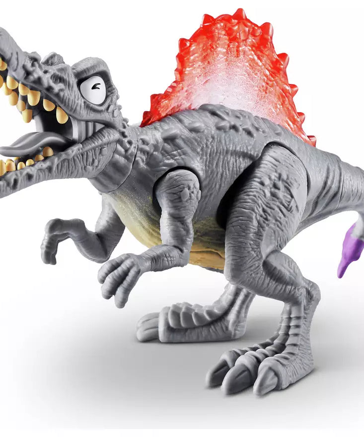 Zuru Smashers Mini Jurassic Light Up Dino - Over 6 Surprises, Unbox, Build & Battle Dino Fun for Kids 5+