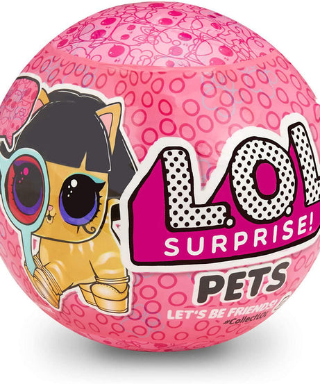 L.O.L. Surprise! Pets – Eye Spy Series | 7 Secret Mission Surprises Including Spy Glass, Litter Scoop & Water Reveal | Mystery Collectible Pet Ball with Puppies, Kitties, Bunnies & More