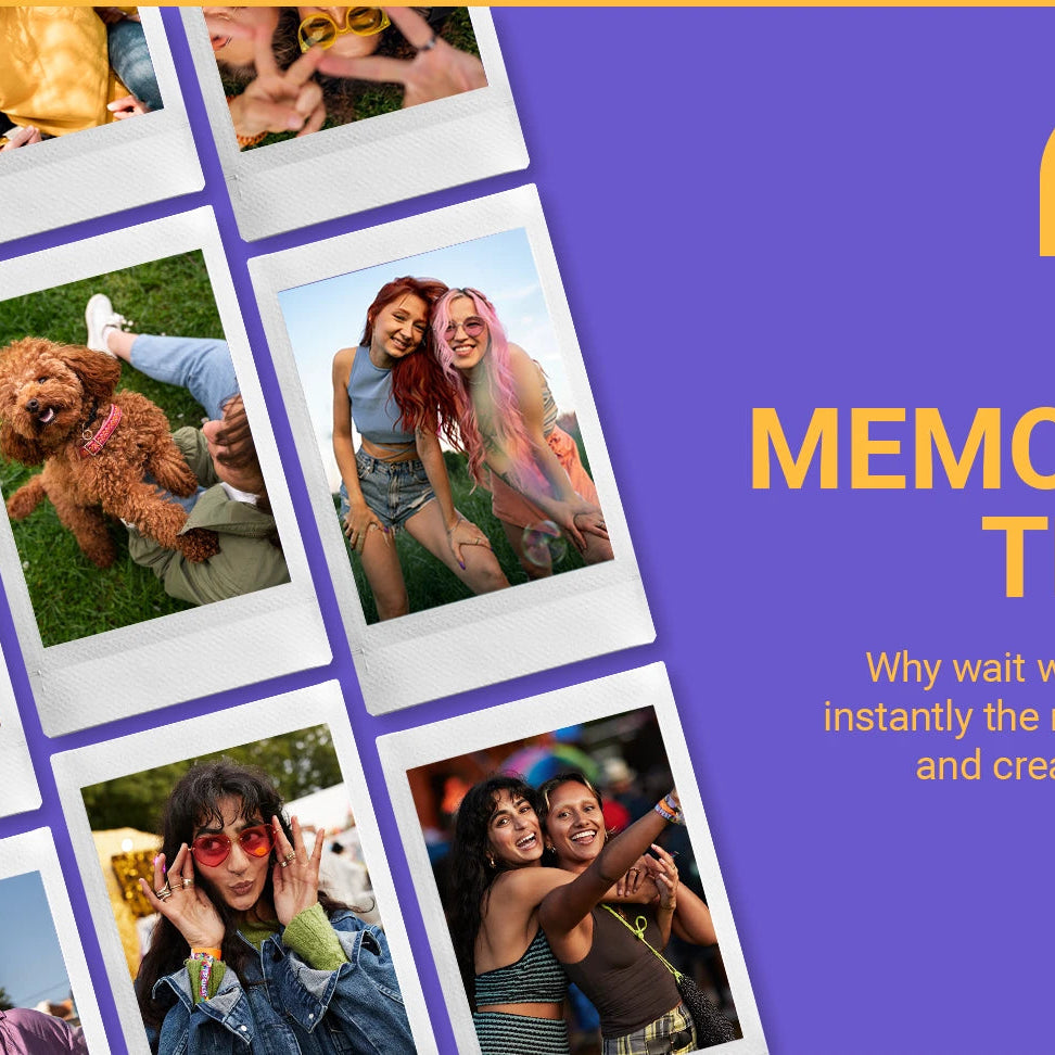 Fujifilm Instax Mini SE Instant Camera Fun Pack with Glossy Film – Stylish & Compact Instant Photo Bundle | Perfect for Gifting | Includes Film Pack & Accessories