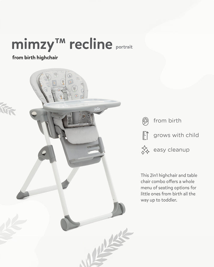 Joie Multiply 6-in-1 Convertible Highchair | Baby to Toddler Booster & Play Table | Adjustable Height & Recline | 6m-6y - Arctic