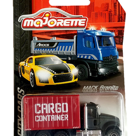 Majorette City Cars Assortment (6 Models) | Officially Licensed Die-Cast Metal Toy Vehicles with Suspension for Kids & Collectors Aged 3+
