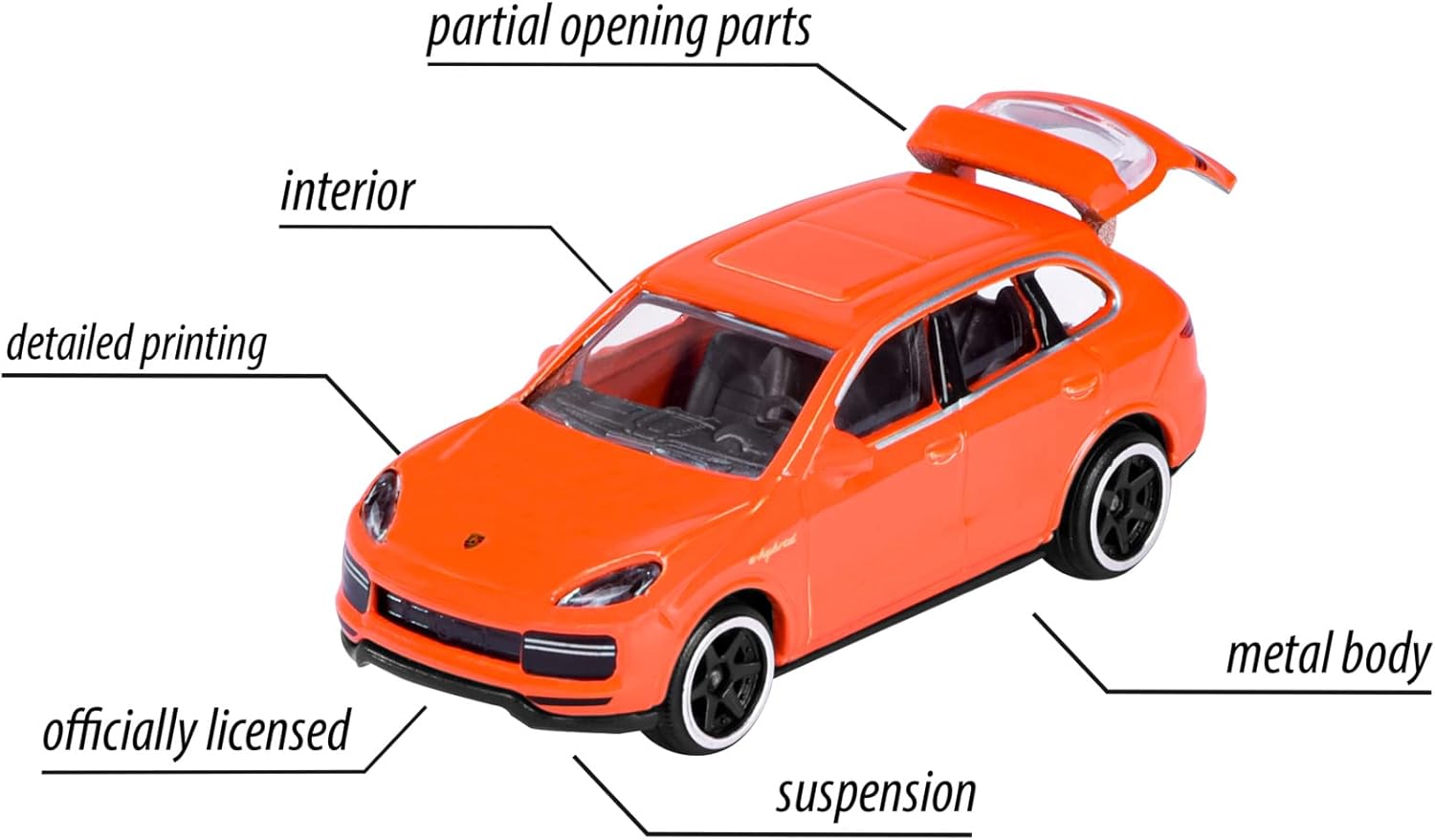 Majorette Discovery Pack Porsche Edition – 20 Licensed Vehicles + 2 Mystery Cars with Metal Bodies and Suspension | Best Toys for 3+ Years