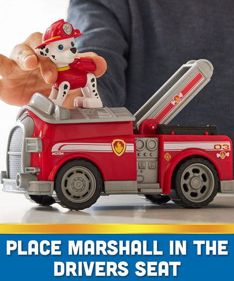 PAW Patrol Marshall Fire Engine - Eco-Friendly Fire Truck Toy for Kids Ages 3 and Up