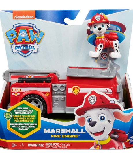 PAW Patrol Marshall Fire Engine - Eco-Friendly Fire Truck Toy for Kids Ages 3 and Up
