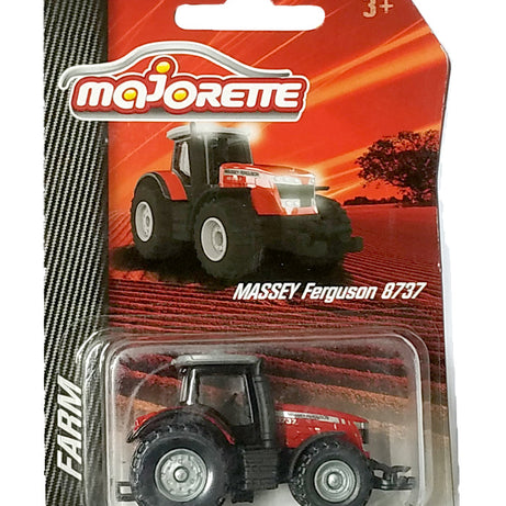 Majorette Farm Tractor Die-Cast Vehicle Set - 5 Variants | 2022 Edition | Realistic Farm Machinery | Metal & Plastic Construction | Collectible Agricultural Vehicles
