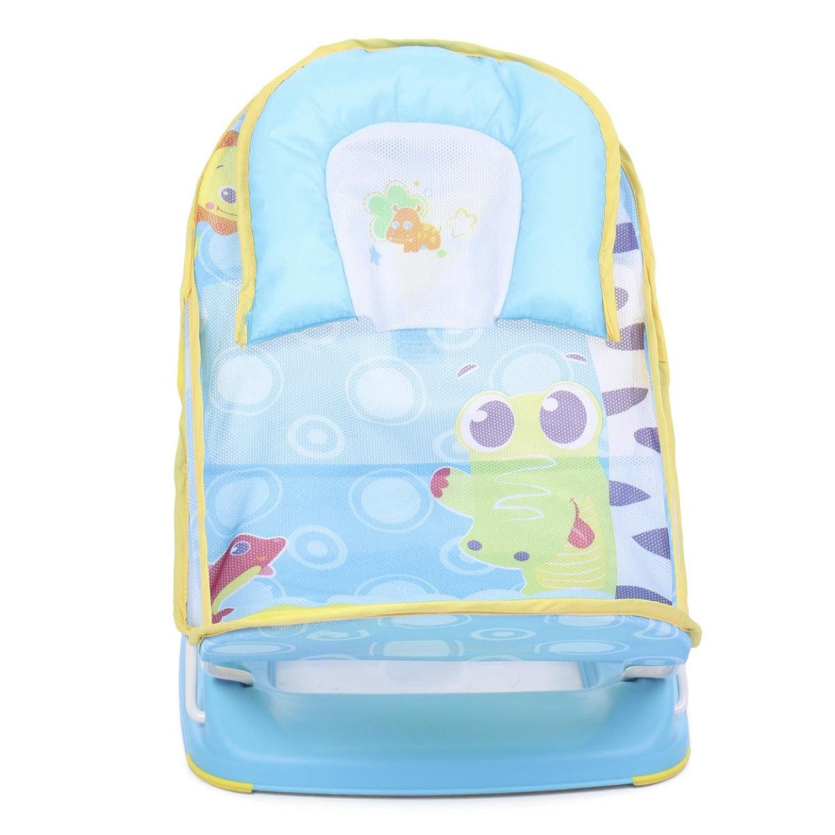 Mastela Mother’s Touch Deluxe Baby Bather | 3-Position Adjustable Recline with Head Support Cushion | Quick-Dry Soft Mesh Sling for Newborns (Birth+) | Foldable & Portable Bath Seat - MINIMEE KIDS