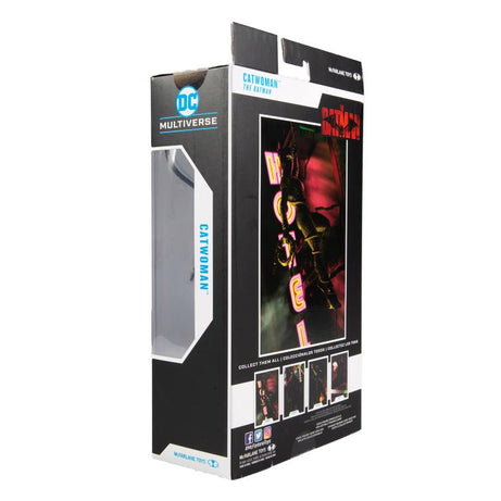 McFarlane Toys DC Multiverse Catwoman Action Figure | 7" The Batman Movie Collectible with Accessories & Base | Ultra Articulation | Ages 12+