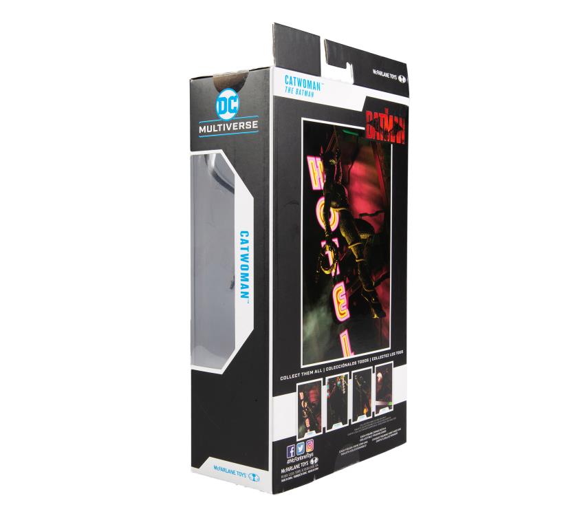 McFarlane Toys DC Multiverse Catwoman Action Figure | 7" The Batman Movie Collectible with Accessories & Base | Ultra Articulation | Ages 12+