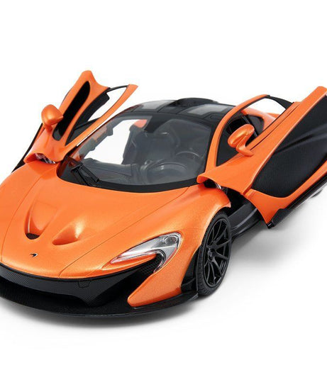 Rastar McLaren P1 RC Car 1:14 Scale Orange – Original Licensed Remote Control Sports Car with LED Lights, 2.4GHz Controller & Rubber Tires | Door Open close by Remote Control Toy Car for Kids 6+ Years - MINIMEE KIDS