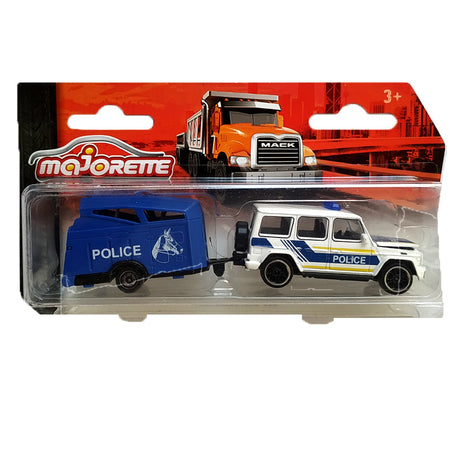 Majorette Trailer Series Die-Cast Vehicle Set - 6 Variants | Realistic Trailer Transporter Toys | High-Quality Metal & Plastic Construction