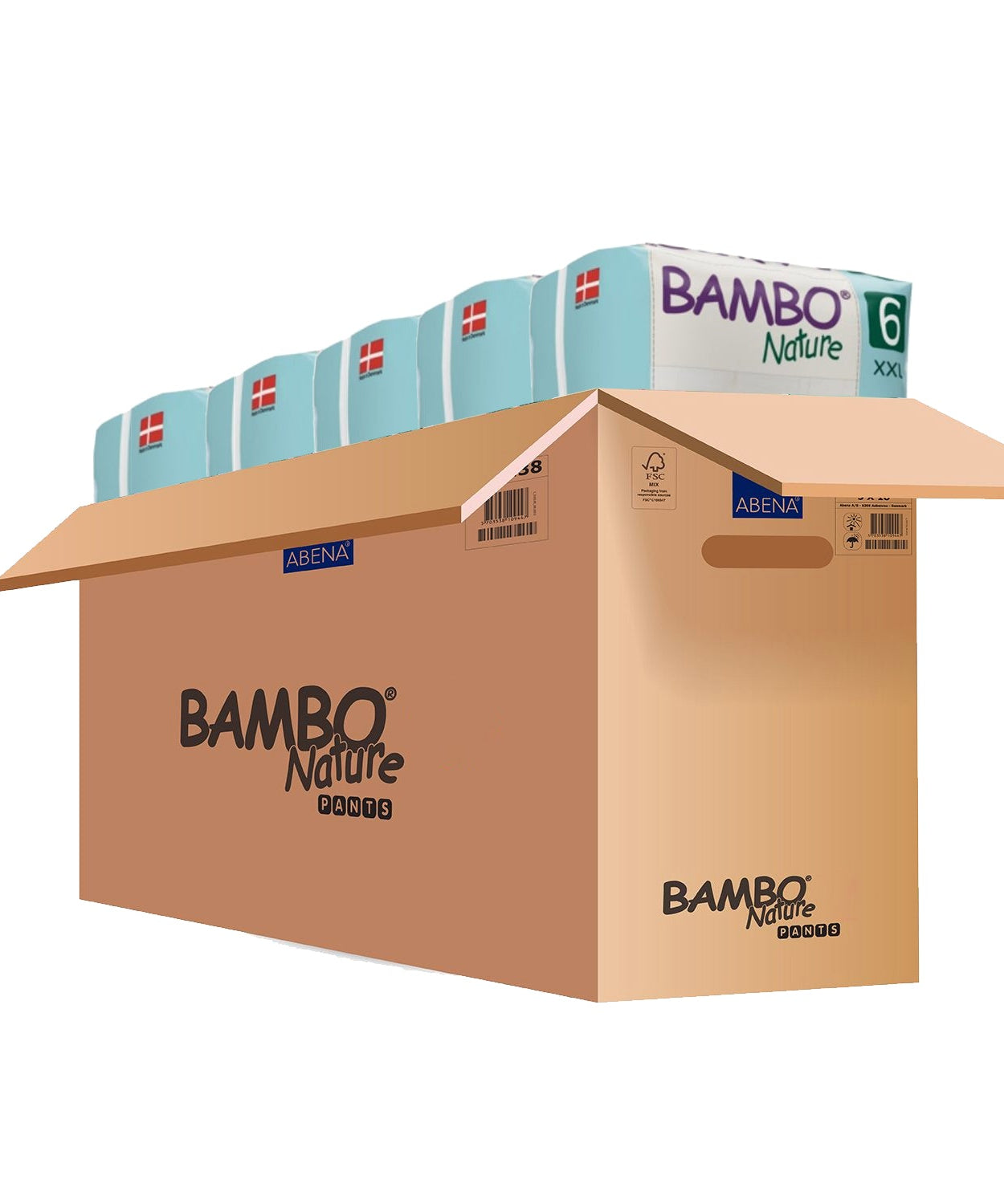 Bambo Nature Pant Style Diapers Size 6 - Extra Extra Large (XXL) for Toddlers (15+ kg) | Premium Eco-Friendly Pull-Up Training Pants | 100% Breathable & Hypoallergenic | Available in Single Pack (18 count) & Monthly Value Pack (90 count) - MINIMEE KIDS