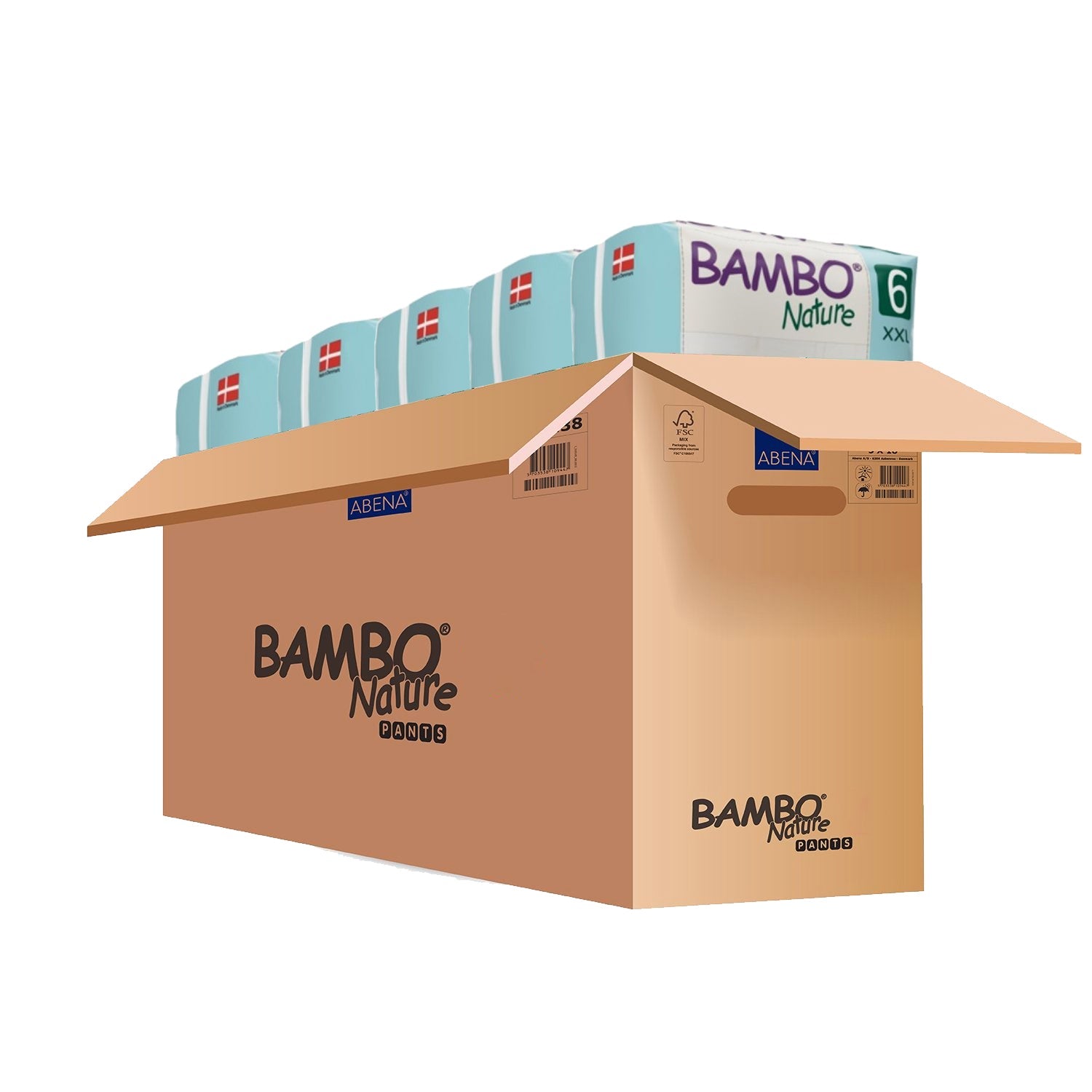 Bambo Nature Pant Style Diapers Size 6 - Extra Extra Large (XXL) for Toddlers (15+ kg) | Premium Eco-Friendly Pull-Up Training Pants | 100% Breathable & Hypoallergenic | Available in Single Pack (18 count) & Monthly Value Pack (90 count) - MINIMEE KIDS