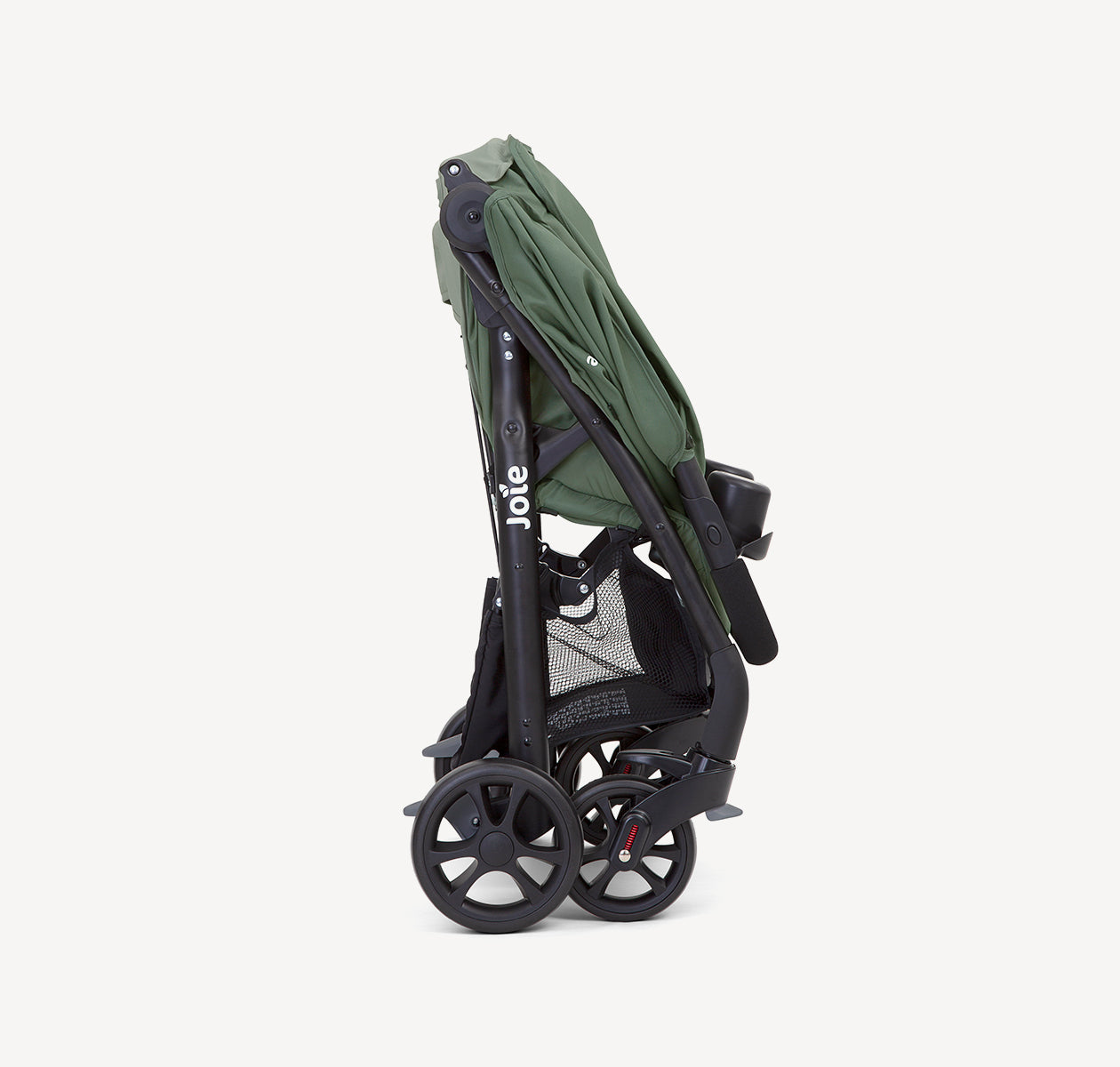 Joie Muze LX Full-Featured Baby Stroller – Compact Gravity Fold, Lie-Flat Recline, Car Seat Compatible | Smart Travel Stroller for Newborns to Toddlers | Available in Coal, Laurel & Cranberry - MINIMEE KIDS
