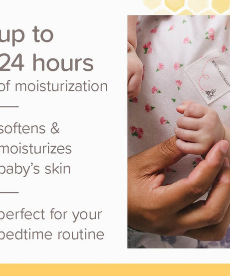 Burt’s Bees Baby Nourishing Lotion – Calming Lavender Scent – 99% Natural Moisturizer with Shea Butter, Coconut Oil & Aloe – Gentle Hydration for Baby’s Delicate Skin – Made in USA – 340.1g - MINIMEE KIDS