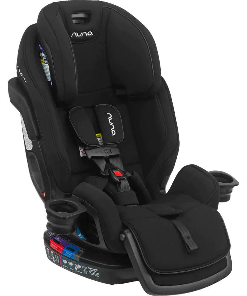 Nuna EXEC All-In-One Convertible Car Seat- Caviar | One Seat for Every Journey: From Birth to Booster - MINIMEE KIDS