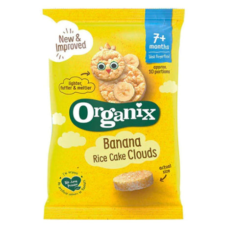 Organix Banana Rice Cake Clouds For 7+ Months - 40g
