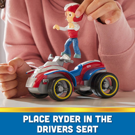 Paw Patrol Ryder’s Rescue ATV - Toy Vehicle with Collectible Action Figure | Sustainably Minded Kids Toys for Boys & Girls Ages 3 and Up