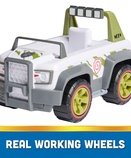 Paw Patrol Tracker Jungle Cruiser - Eco-Friendly Off-Road Toy Truck with Collectible Tracker Figure for Kids Ages 3 and Up