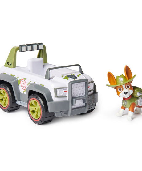 Paw Patrol Tracker Jungle Cruiser - Eco-Friendly Off-Road Toy Truck with Collectible Tracker Figure for Kids Ages 3 and Up