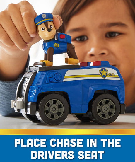 PAW Patrol Chase Patrol Cruiser - Eco-Friendly Police Car Toy for Kids Ages 3 and Up