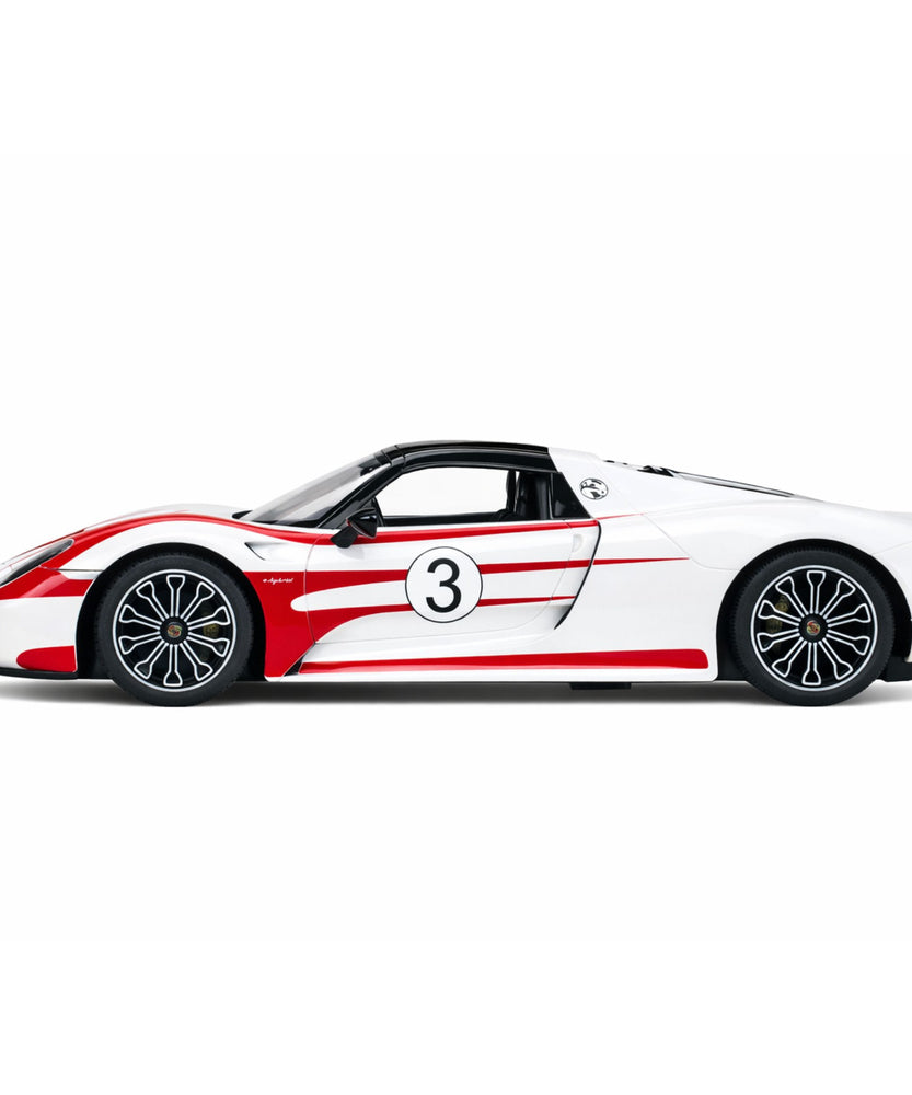 Rastar Porsche 918 Spyder Weissach RC Car 1:14 Scale White – Licensed Remote Control Porsche Sports Car with LED Lights, 2.4GHz Controller & Rubber Tires | Premium Porsche 918 Spyder R/C Model - MINIMEE KIDS