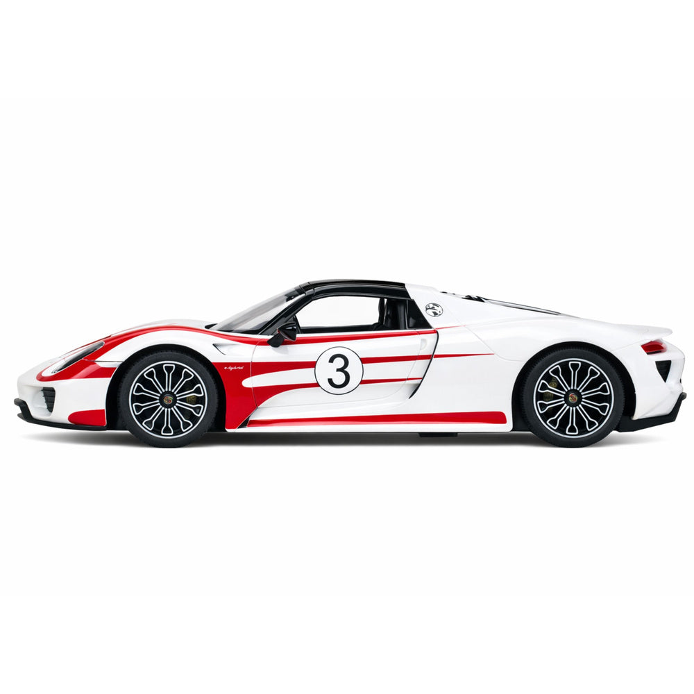 Rastar Porsche 918 Spyder Weissach RC Car 1:14 Scale White – Licensed Remote Control Porsche Sports Car with LED Lights, 2.4GHz Controller & Rubber Tires | Premium Porsche 918 Spyder R/C Model - MINIMEE KIDS