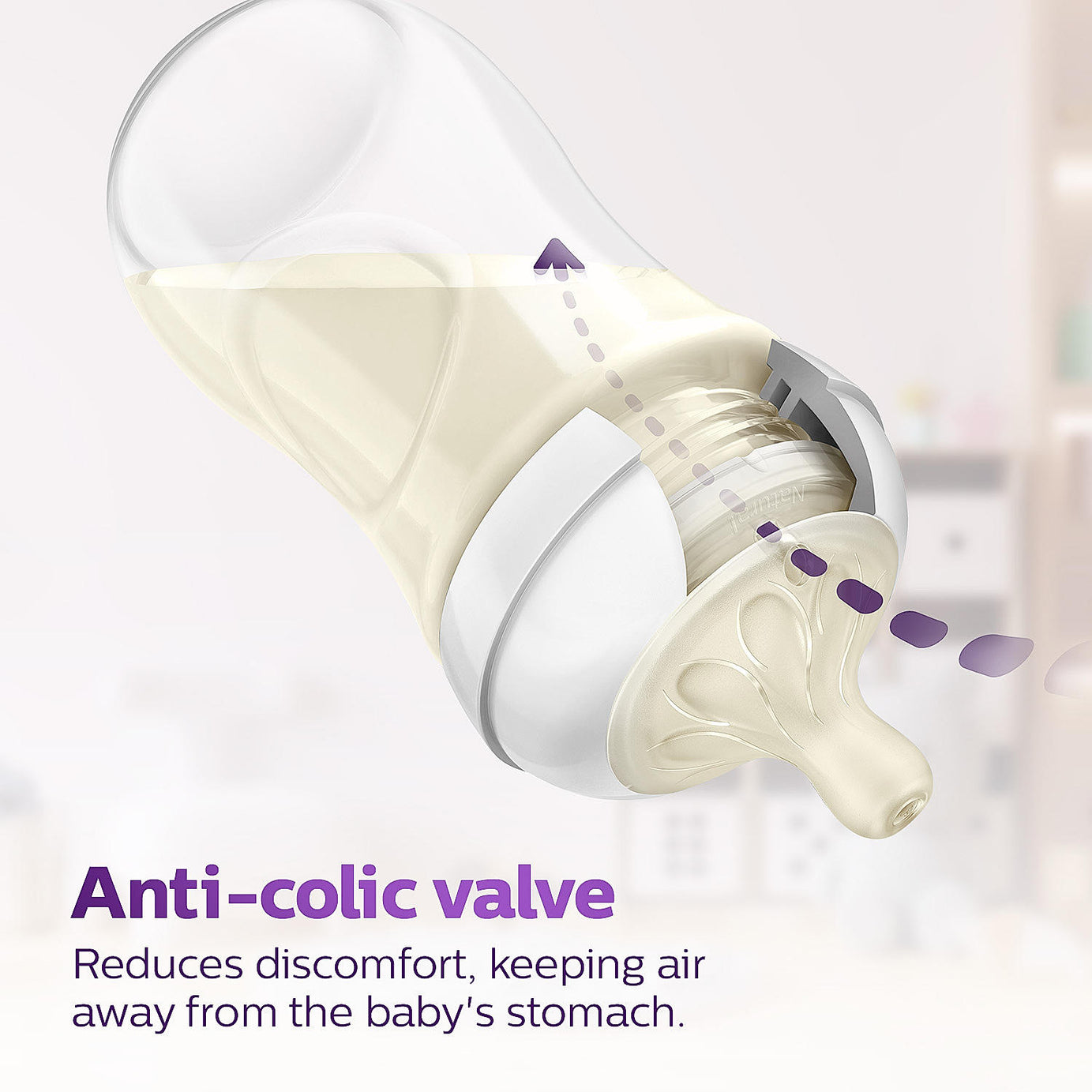 Philips Avent Natural Response Teat - Flow 3 | Pack of 2 | SCY963/02 - Ideal for Babies Aged 1 Month and Above