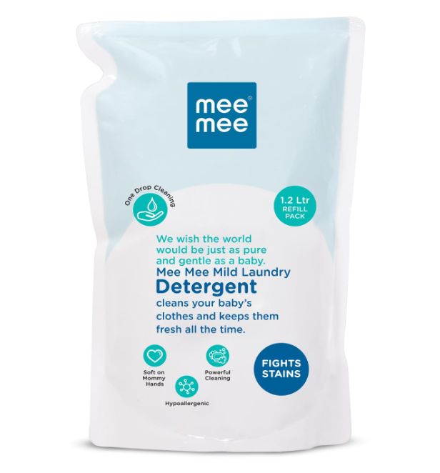 Mee Mee Mild Baby Liquid Laundry Detergent Refill Pack - 1.2 Litre