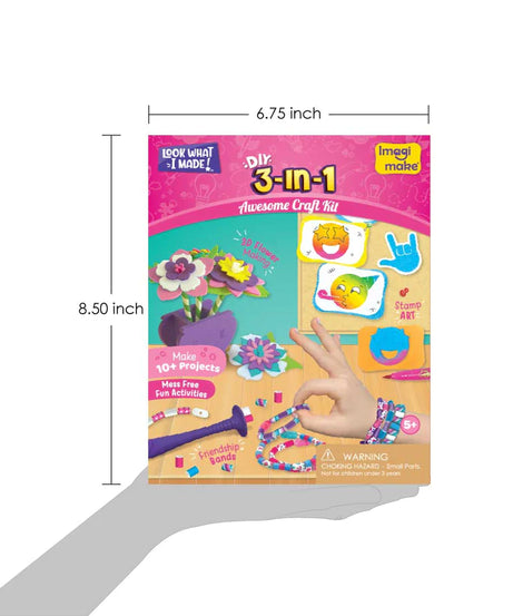 imagi make DIY 3-in-1 Awesome Craft Kit - MINIMEE KIDS