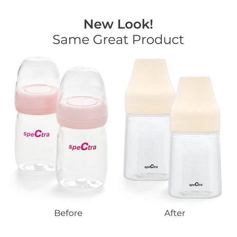 Spectra Cooler Kit – Insulated Breast Milk Storage Bag with Zipper Closure & Carry Handle | Holds Up to 6 Bottles | Includes Ice Pack & 2 BPA-Free 160ml Bottles