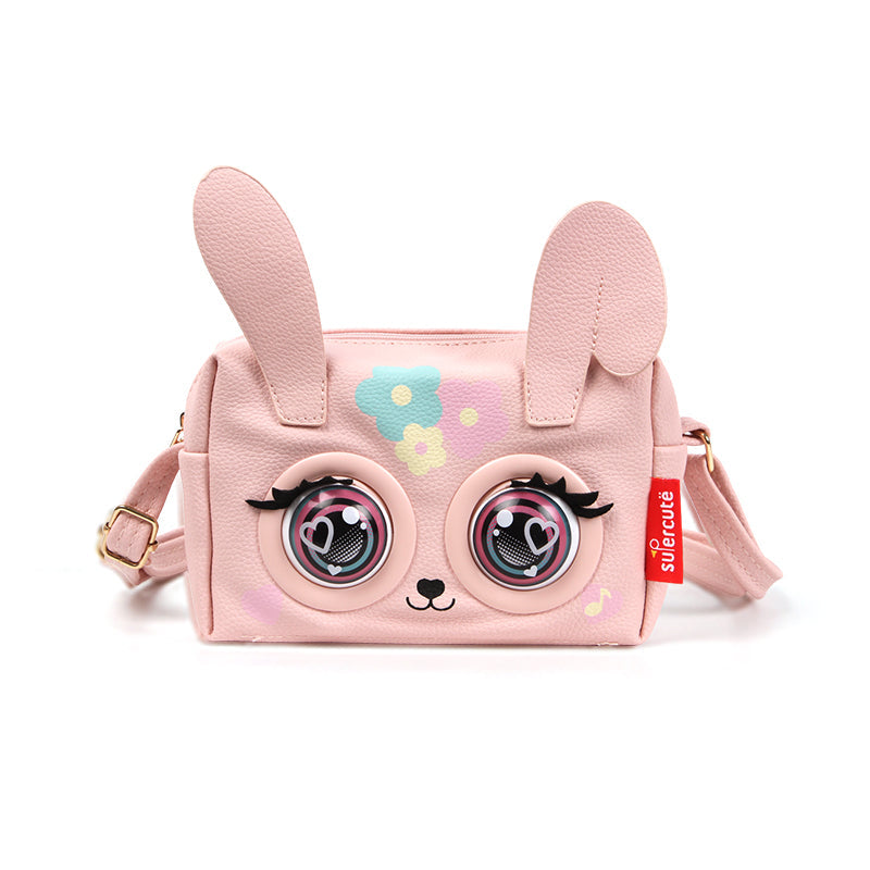 Supercute Talking Elf Interactive Messenger Bag Toy for Kids – Music, Sleep & Voice Modes | 6 Variants – Unicorn, Rabbit, Panda, Leopard, Black Cat & Fawn | Gift Box Packed | 3+ Years