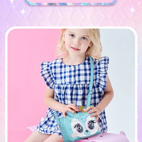 Supercute Talking Elf Interactive Messenger Bag Toy for Kids – Music, Sleep & Voice Modes | 6 Variants – Unicorn, Rabbit, Panda, Leopard, Black Cat & Fawn | Gift Box Packed | 3+ Years