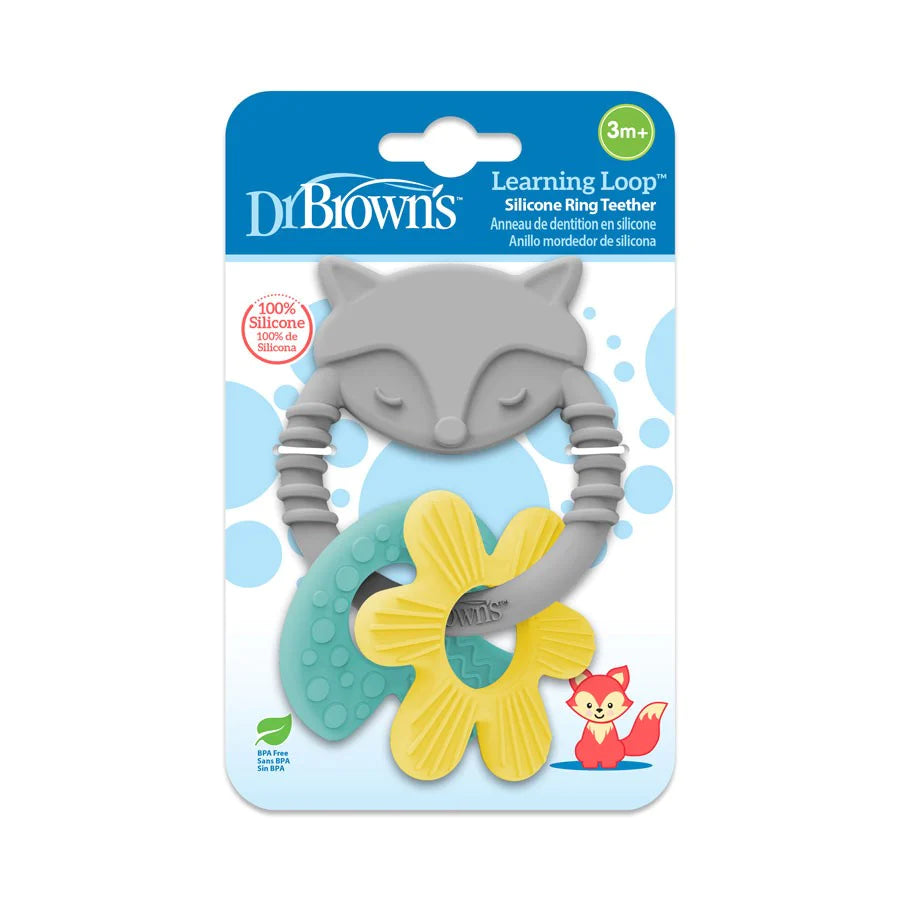 DR. BROWN'S FOX LEARNING LOOP TEETHER, CLOSED PKG - MULTICOLOR - MINIMEE KIDS
