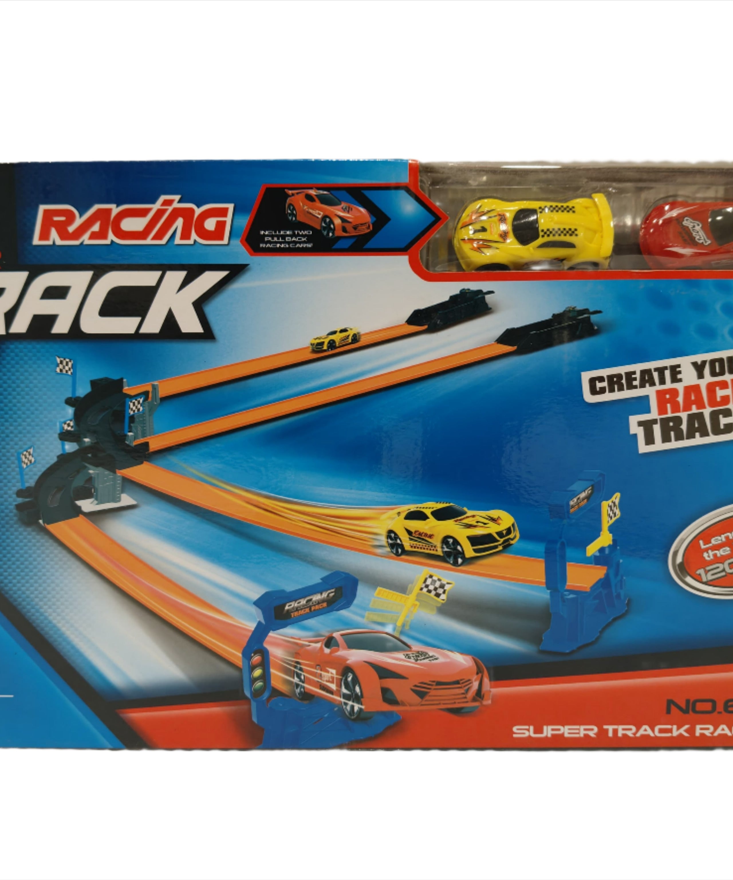 Tengleader Racing Power Track Set of 22 Pieces - Create Your Own Race Track 68823