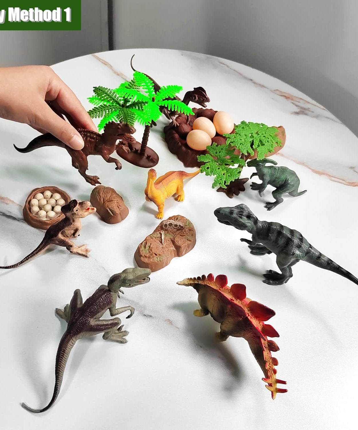UCOK Dinosaur The World Dinosaur Type - 19 Pieces Set
