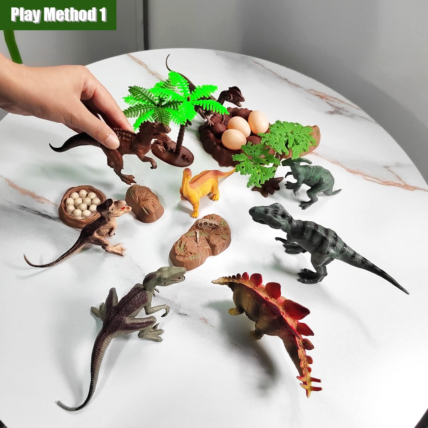 UCOK Dinosaur The World Dinosaur Type - 19 Pieces Set
