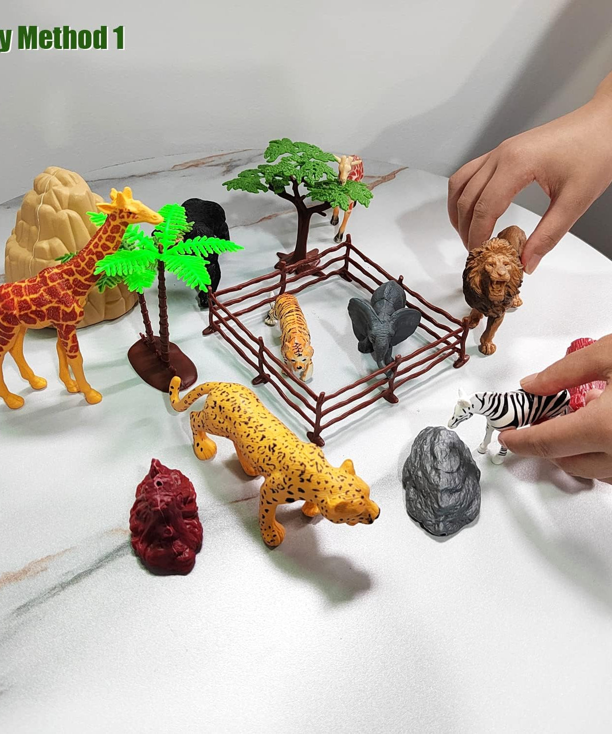 UCOK Animal The World Wildlife Type - 19 Piece Animals Set - MINIMEE KIDS