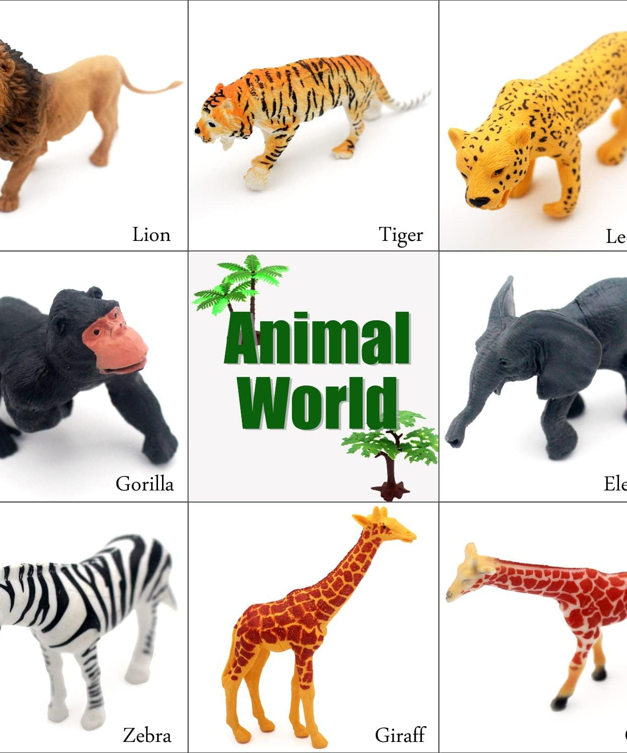 UCOK Animal The World Wildlife Type - 19 Piece Animals Set - MINIMEE KIDS