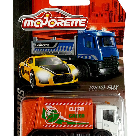 Majorette City Cars Assortment (6 Models) | Officially Licensed Die-Cast Metal Toy Vehicles with Suspension for Kids & Collectors Aged 3+