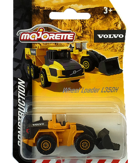 Majorette Volvo Construction Series (6 Assorted Models), Officially Licensed Die-Cast Metal Toy Vehicles with Moving Parts, for Kids and Collectors Aged 3+ - MINIMEE KIDS