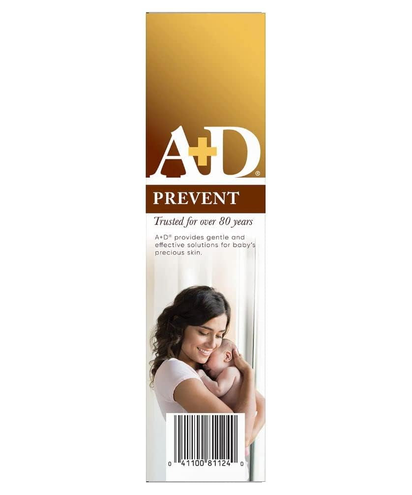 A+D Prevent Original Diaper Rash Ointment & Skin Protectant with Lanolin & Petrolatum – Prevents, Soothes & Moisturizes Baby Skin | 113g - MINIMEE KIDS