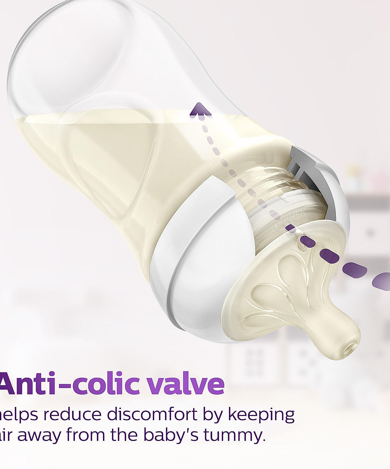 Philips Avent Natural Response Feeding Bottle with Ultra Soft Teat for Babies 1 month and above | 260ml | Pack of 2 - MINIMEE KIDS