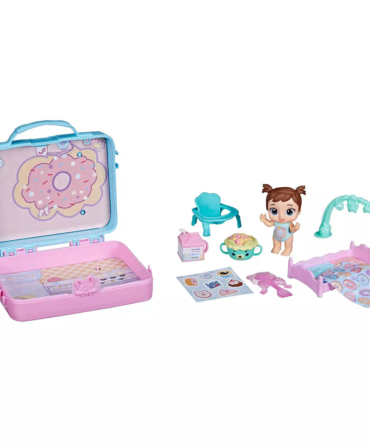 Hasbro Baby Alive Foodie Cuties, Sweets Series 1 - 3-Inch Doll with 10 Surprises, Lunchbox-Style Case, Portable Playset for Kids Ages 3+