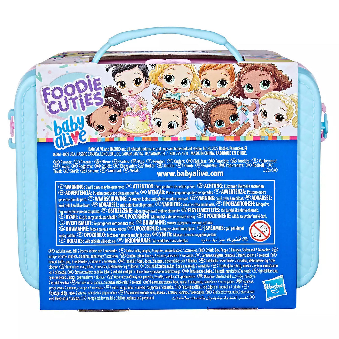 Hasbro Baby Alive Foodie Cuties, Sweets Series 1 - 3-Inch Doll with 10 Surprises, Lunchbox-Style Case, Portable Playset for Kids Ages 3+