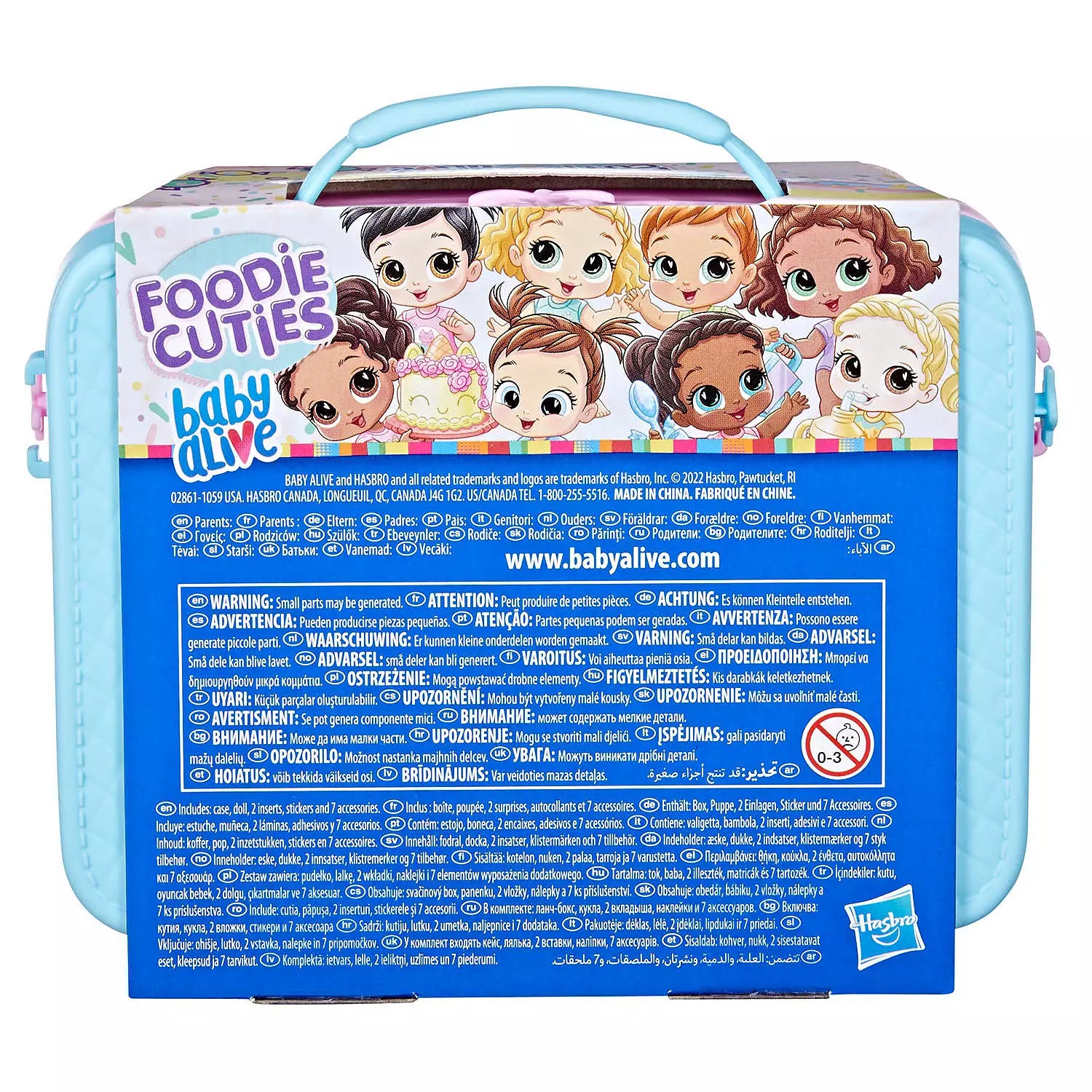 Hasbro Baby Alive Foodie Cuties, Sweets Series 1 - 3-Inch Doll with 10 Surprises, Lunchbox-Style Case, Portable Playset for Kids Ages 3+
