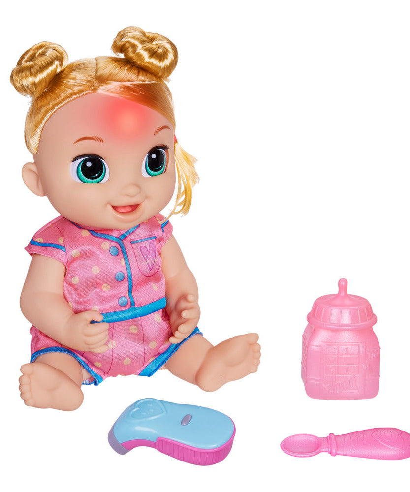 Baby Alive Lulu Achoo Doll - 12-Inch Interactive Doctor Play Toy with Lights, Sounds & Movements - Includes Doctor Station & Accessories - For Kids 3+ Years, Blonde Hair
