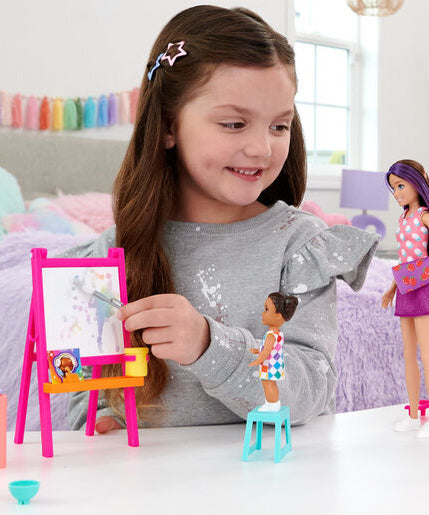 Barbie Skipper Babysitters Inc. Ultimate Daycare Playset with 3 Dolls, Furniture, Bunk Beds, and 15+ Accessories for 3+ Years