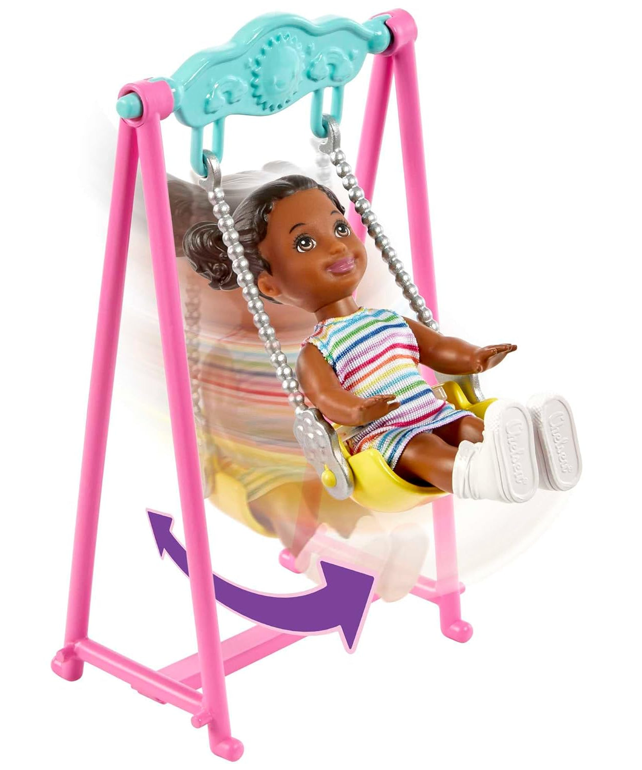 Barbie Skipper Babysitters INC Playset with Bounce House, Swing & Tricycle – Fun Playground Adventure for Kids 3+ Years - MINIMEE KIDS