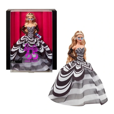 Barbie Signature 65th Anniversary Collectible Doll | Blonde Hair Gown - HRM58